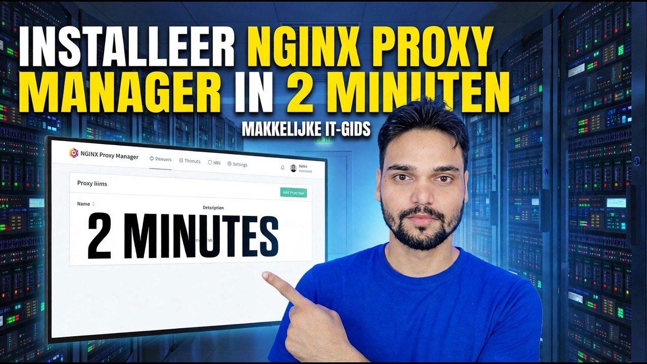 Nginx Proxy Manager installeren - Installatiehandleiding van 2 minuten