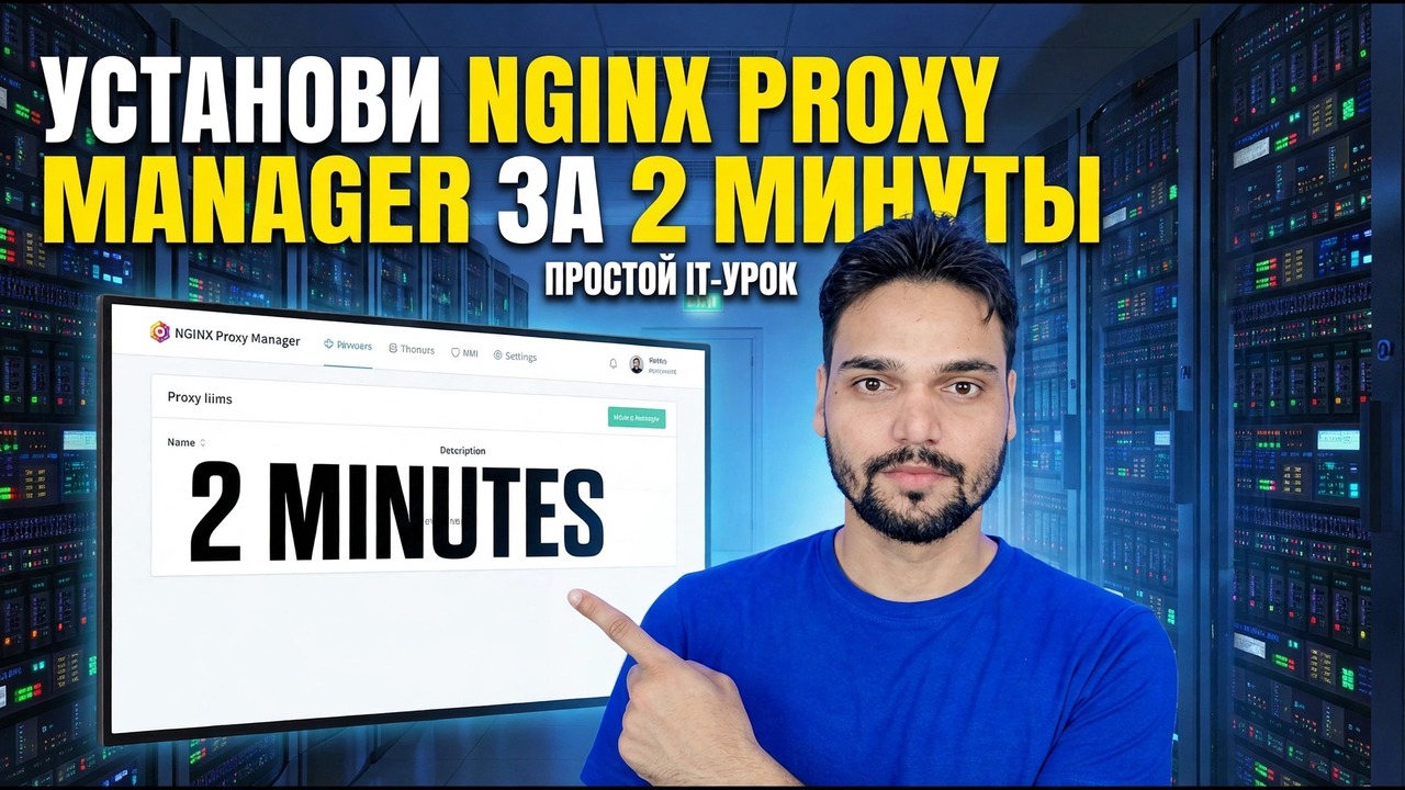 Установка Nginx Proxy Manager — 2-минутное руководство по установке