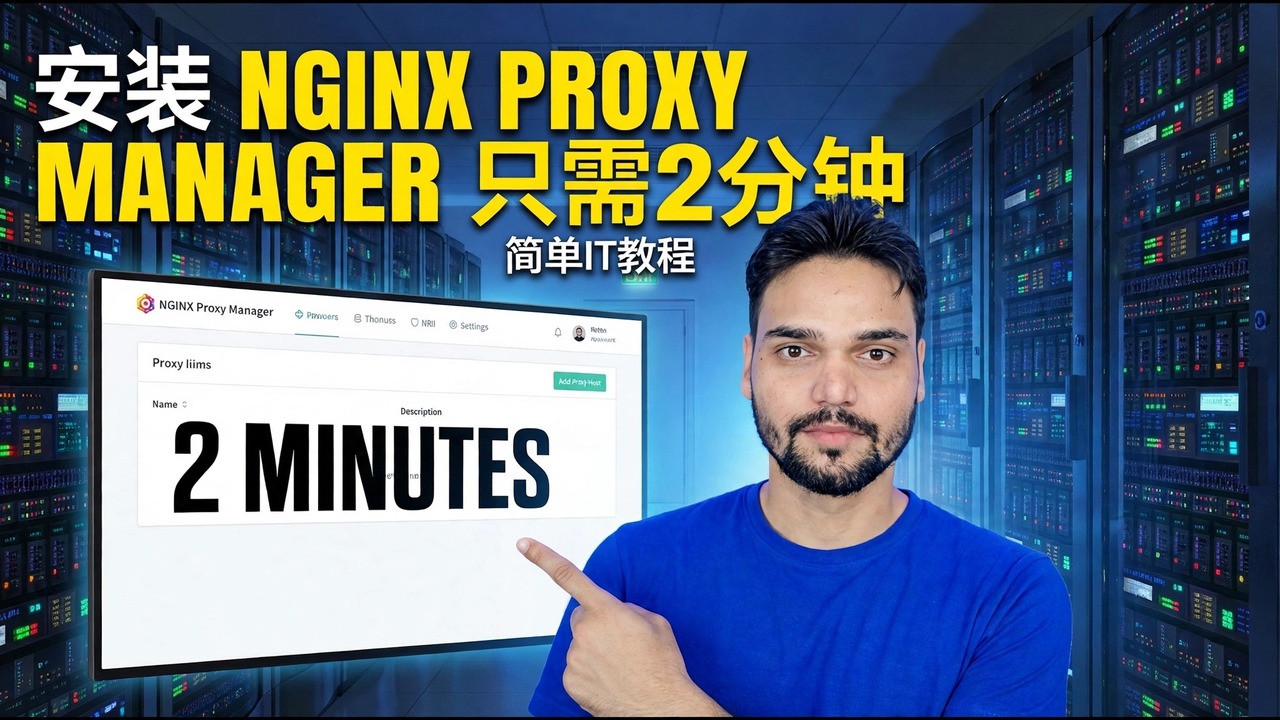 Nginx 代理管理器安装 - 2 分钟设置指南