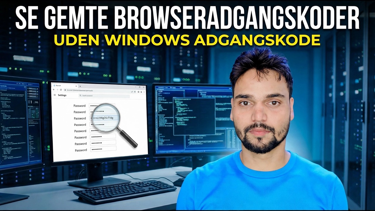 Gendan gemte browseradgangskoder - ingen Windows-adgangskode