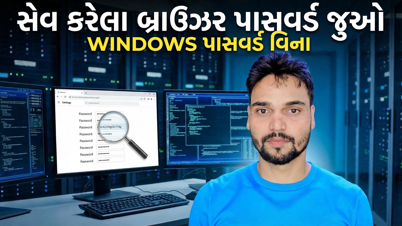 સાચવેલા બ્રાઉઝર પાસવર્ડ્સ પુનઃપ્રાપ્ત કરો - કોઈ વિન્ડોઝ પાસવર્ડ નથી