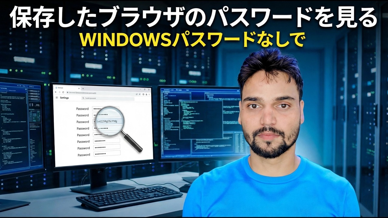 保存されたブラウザーのパスワードを回復 - Windows パスワードなし