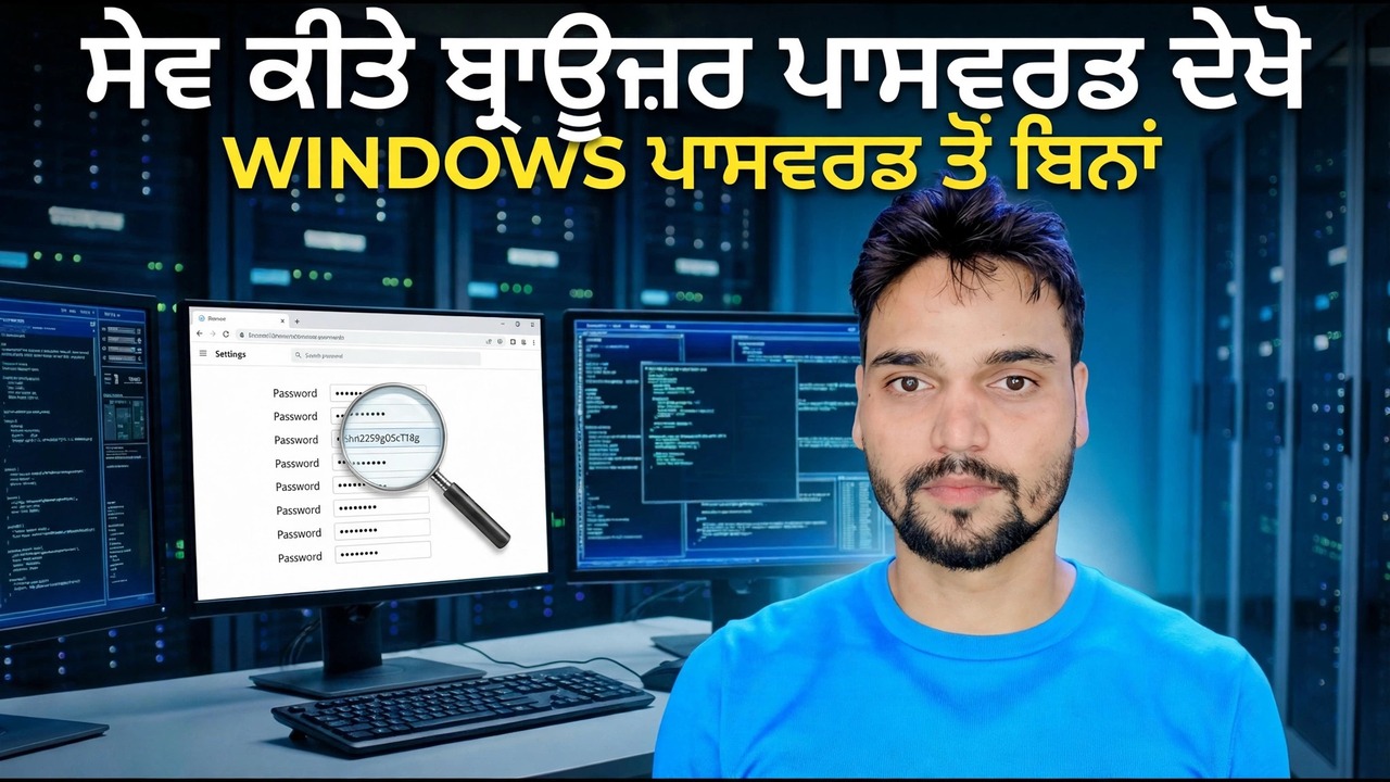 ਸੁਰੱਖਿਅਤ ਕੀਤੇ ਬਰਾਊਜ਼ਰ ਪਾਸਵਰਡ ਮੁੜ ਪ੍ਰਾਪਤ ਕਰੋ - ਕੋਈ ਵਿੰਡੋਜ਼ ਪਾਸਵਰਡ ਨਹੀਂ