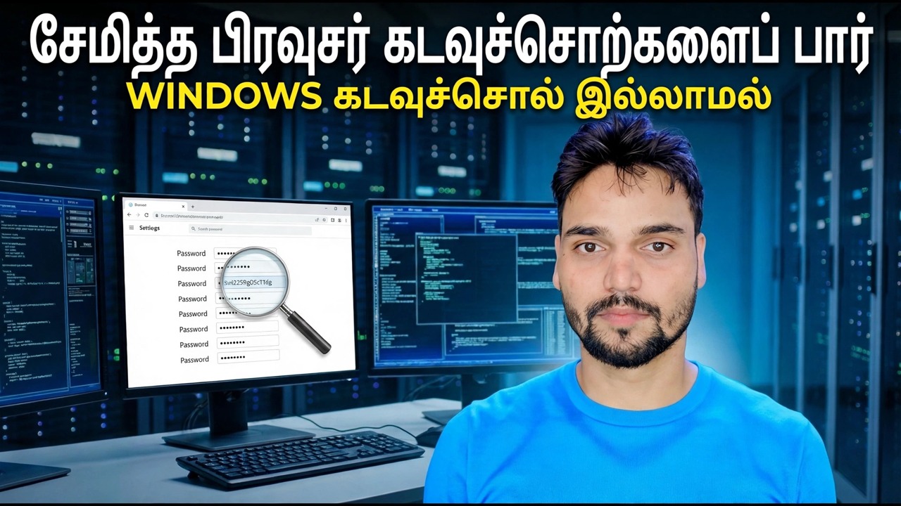 சேமிக்கப்பட்ட உலாவி கடவுச்சொற்களை மீட்டெடுக்கவும் - விண்டோஸ் கடவுச்சொல் இல்லை