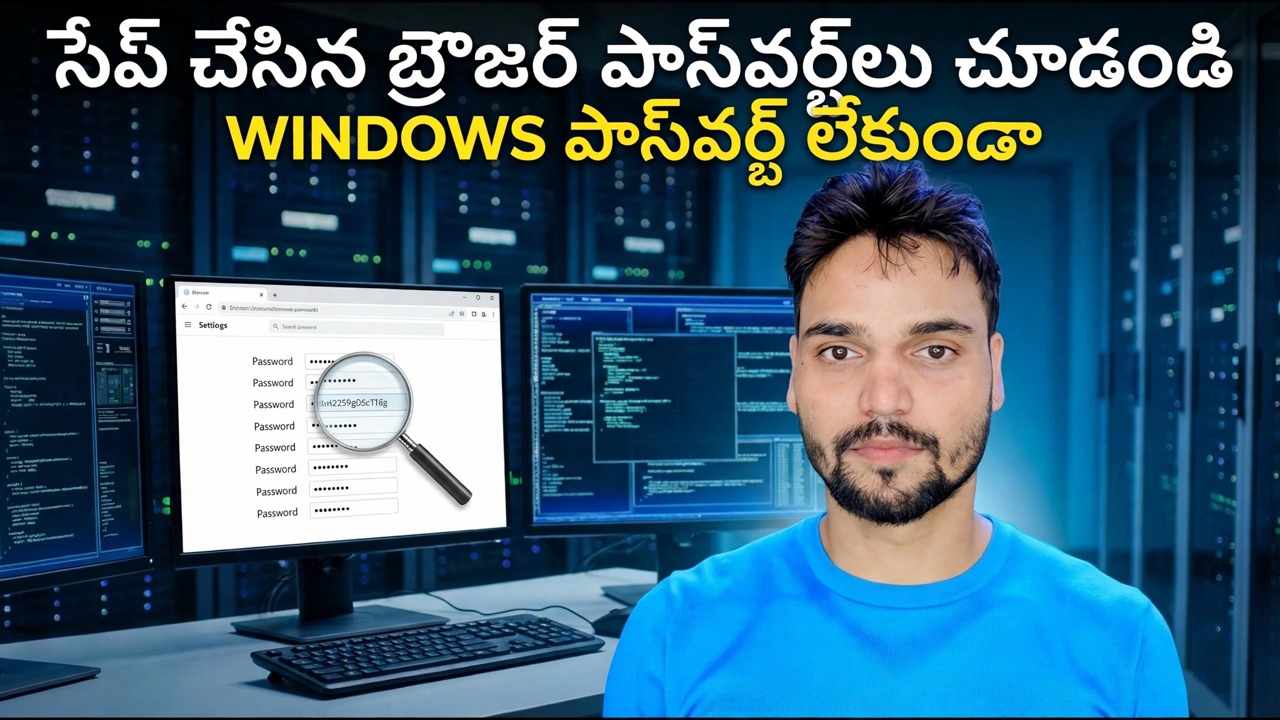 సేవ్ చేసిన బ్రౌజర్ పాస్‌వర్డ్‌లను పునరుద్ధరించండి - విండోస్ పాస్‌వర్డ్ లేదు