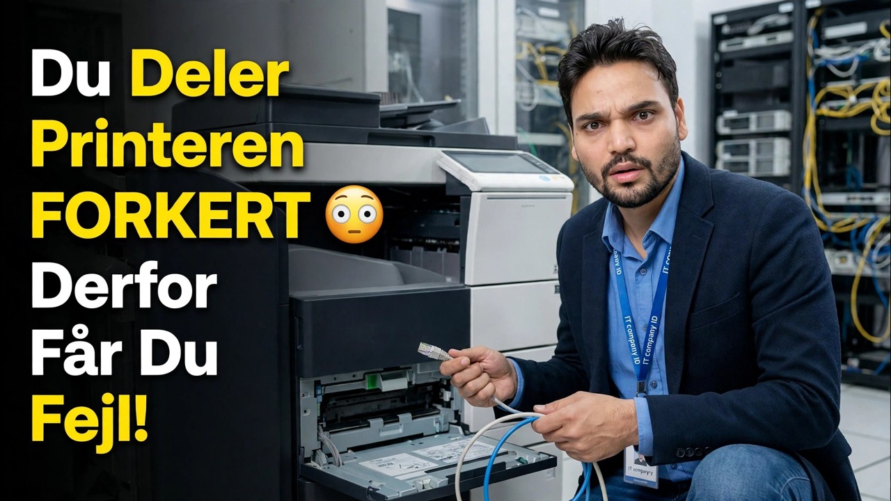 Du deler printeren FORKERT 😳 Det er derfor, du får fejl!