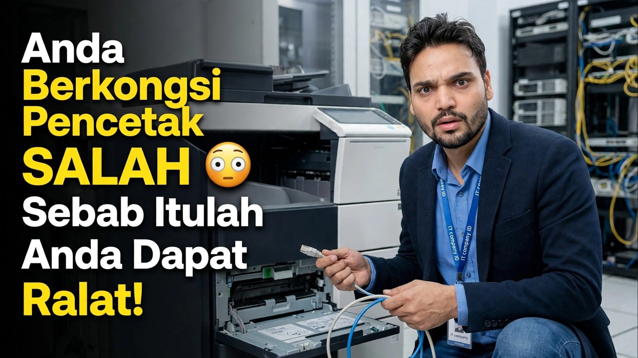 Anda Berkongsi Pencetak SALAH 😳 Itulah Sebab Anda Mendapat Ralat!