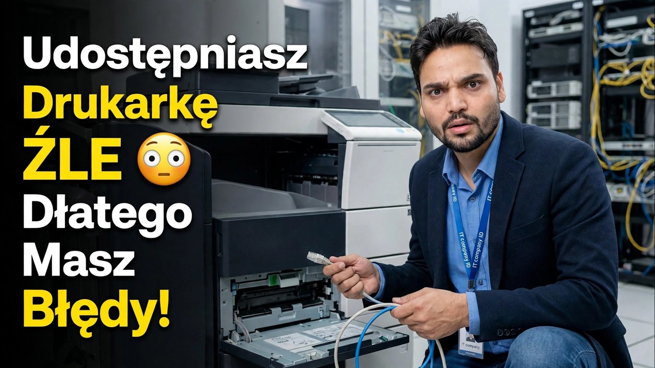 ŹLE udostępniasz drukarkę 😳 Dlatego pojawiają się błędy!