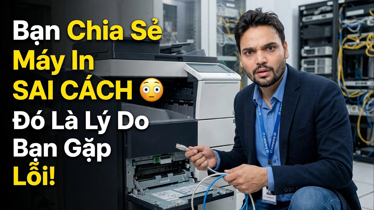 Bạn đang chia sẻ máy in SAU 😳 Đó là lý do tại sao bạn gặp lỗi!