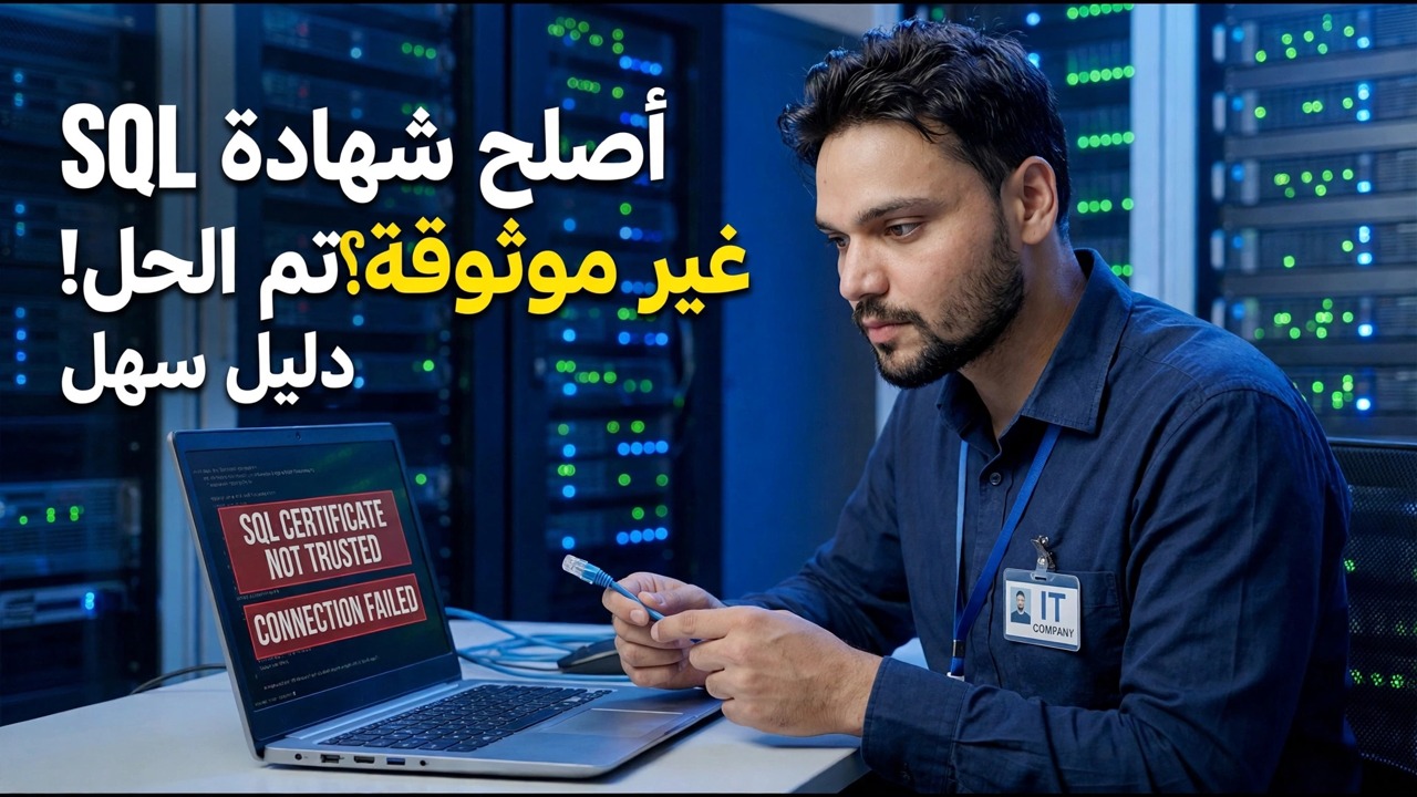 إصلاح خطأ تشفير خادم SQL - الحل بنقرة واحدة