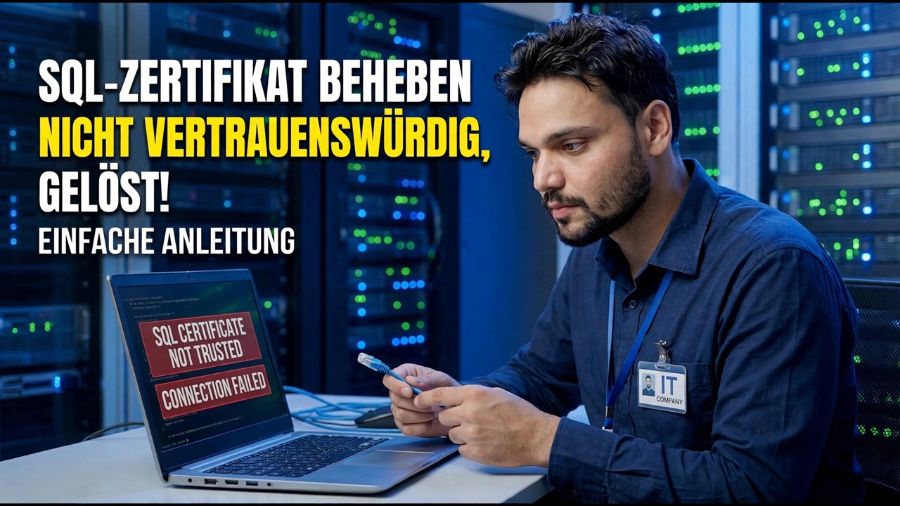 Behebung des SQL Server-Verschlüsselungsfehlers – One-Click-Lösung