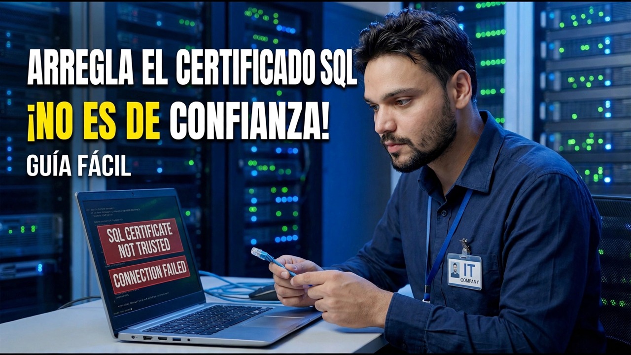 Solucionar el error de cifrado de SQL Server: solución con un solo clic