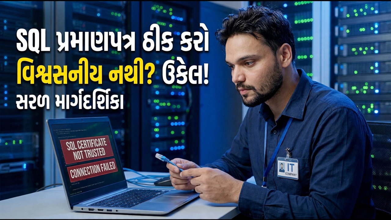 એસક્યુએલ સર્વર એન્ક્રિપ્શન ભૂલને ઠીક કરો - એક ક્લિક સોલ્યુશન