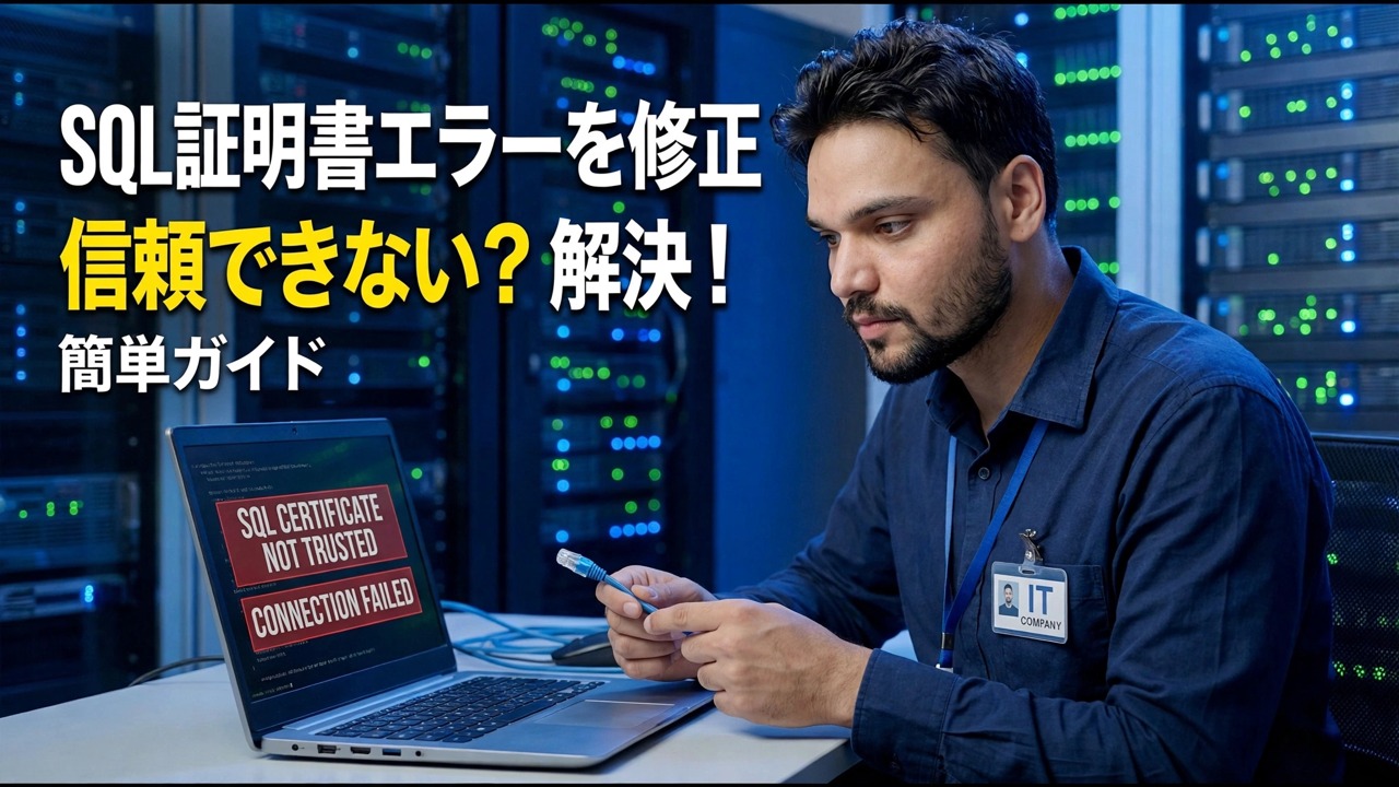 SQL Server暗号化エラーを修正 - ワンクリックソリューション