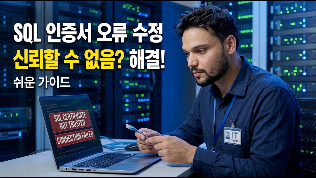 SQL Server 암호화 오류 수정 - 원클릭 솔루션