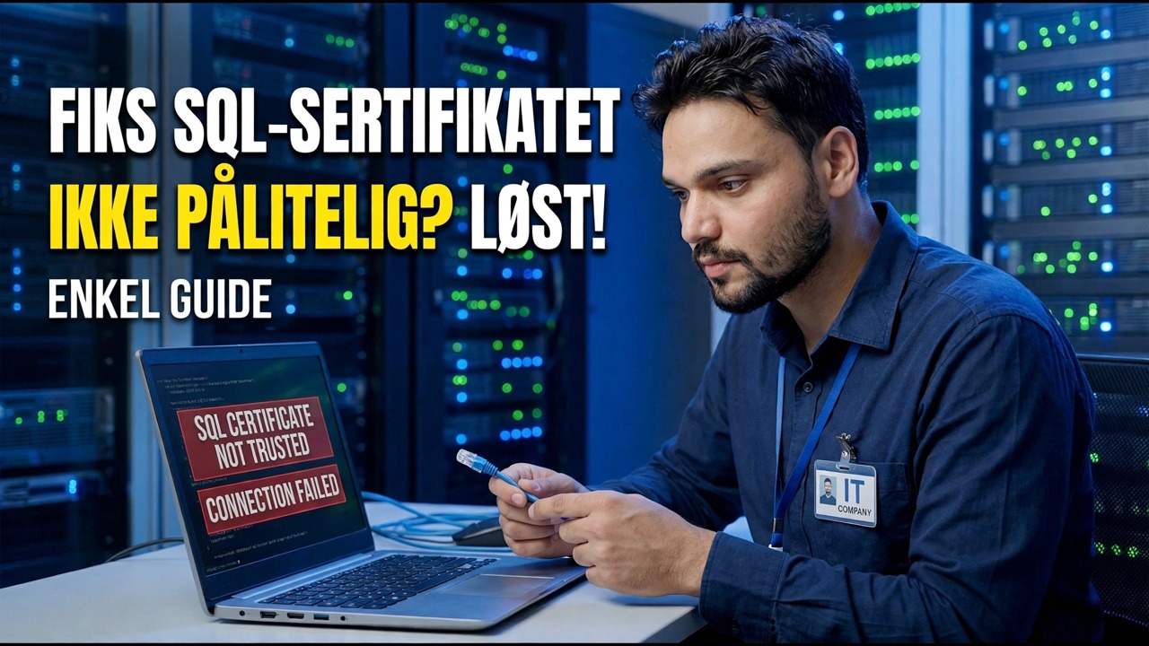 Reparer SQL Server-krypteringsfeil - ett klikk-løsning