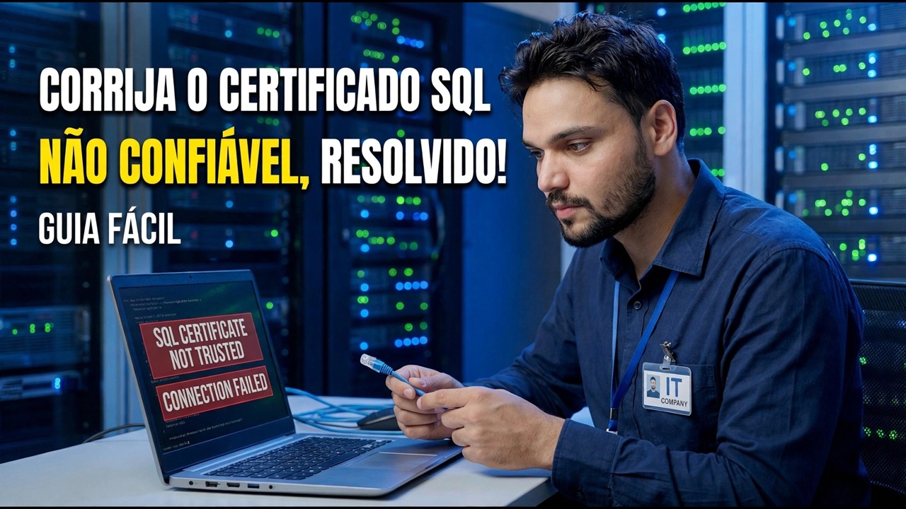 Corrigir erro de criptografia do SQL Server - solução com um clique