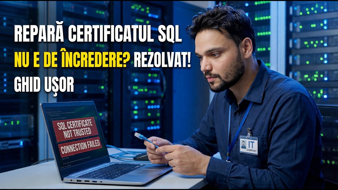 Remediați eroarea de criptare SQL Server - Soluție cu un singur clic