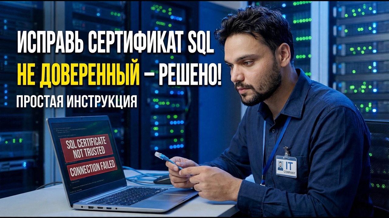 Исправить ошибку шифрования SQL Server — решение в один клик