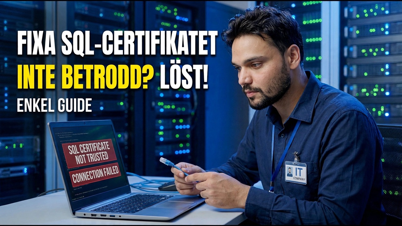 Åtgärda SQL Server Encryption Error - One Click Solution