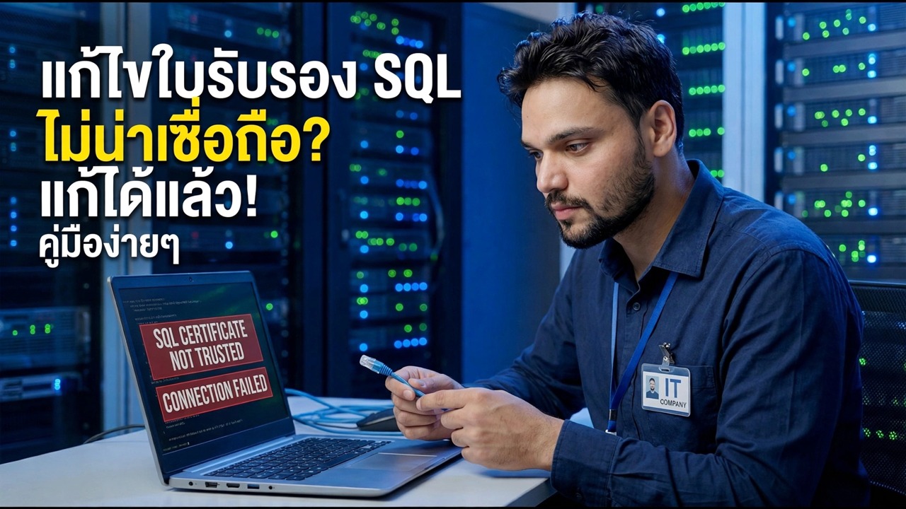 แก้ไขข้อผิดพลาดการเข้ารหัสเซิร์ฟเวอร์ SQL - โซลูชันเพียงคลิกเดียว