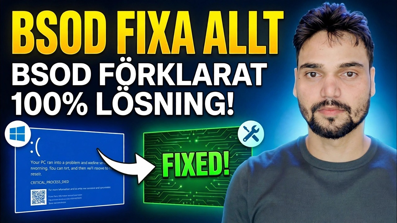 BSOD Master Guide ⚡ PAGE_FAULT, IRQL, MEMORY & All Stop Errors Fixed