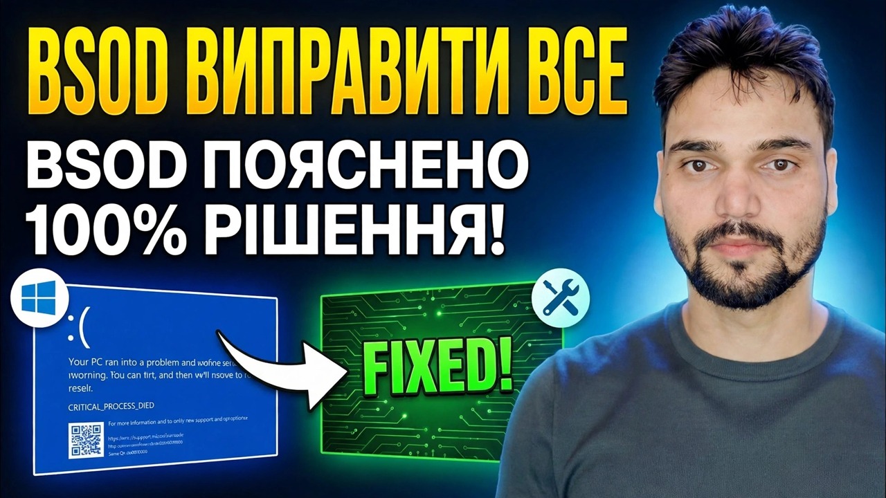 Основний посібник з BSOD ⚡ Виправлено помилки PAGE_FAULT, IRQL, MEMORY та всі помилки Stop