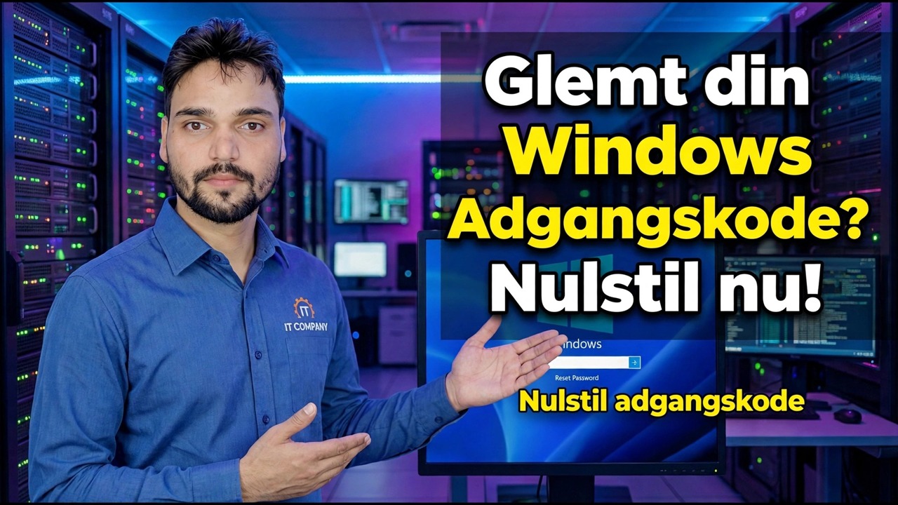 Nulstil glemt Windows-adgangskode