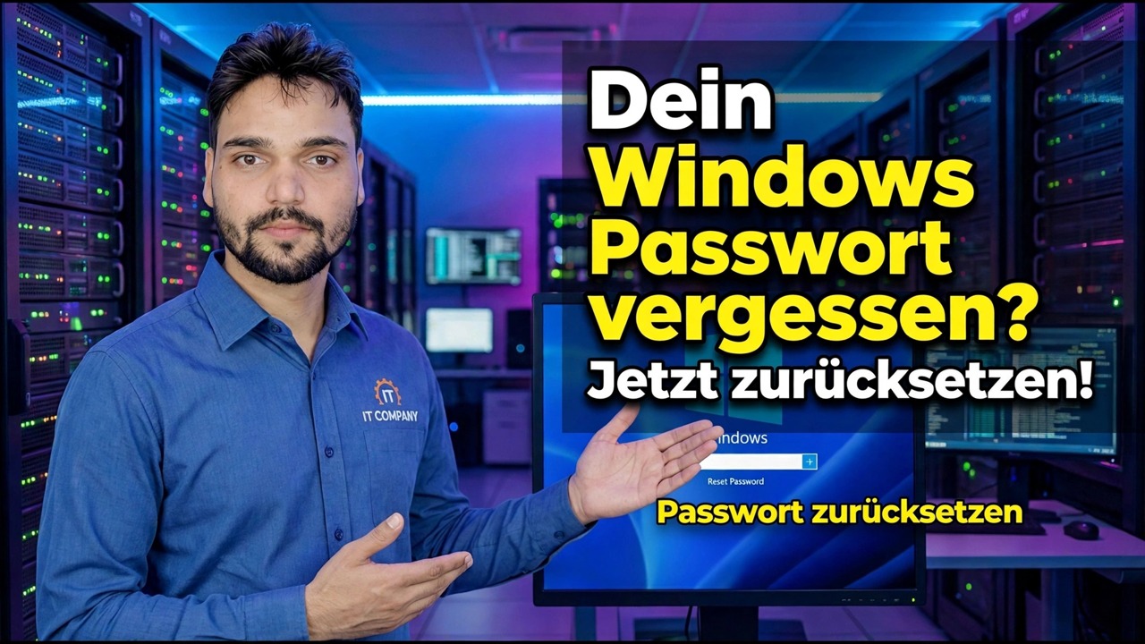 Vergessenes Windows-Passwort zurücksetzen