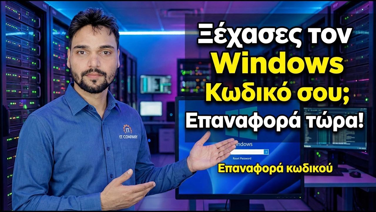 Επαναφορά ξεχασμένου κωδικού πρόσβασης των Windows