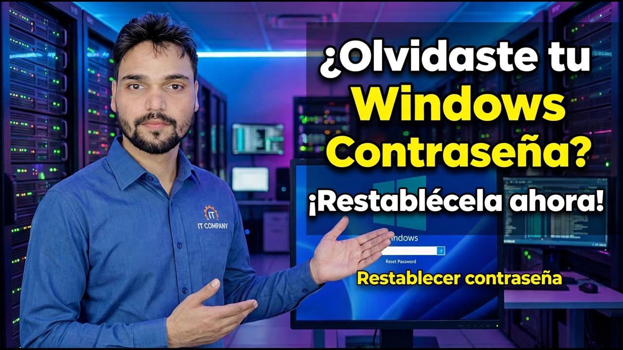 Restablecer la contraseña de Windows olvidada