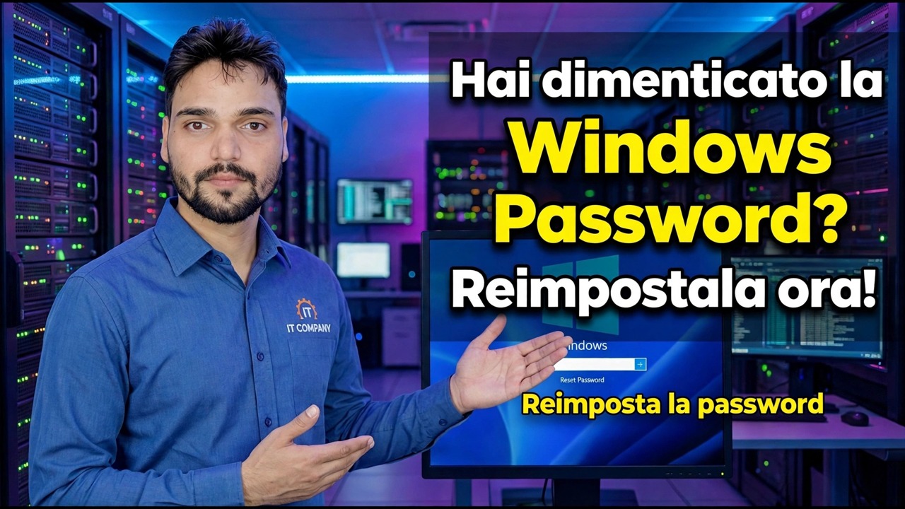 Reimposta la password di Windows dimenticata