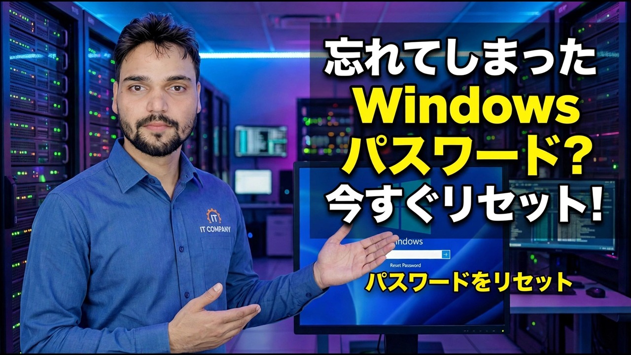 忘れた Windows パスワードをリセットする