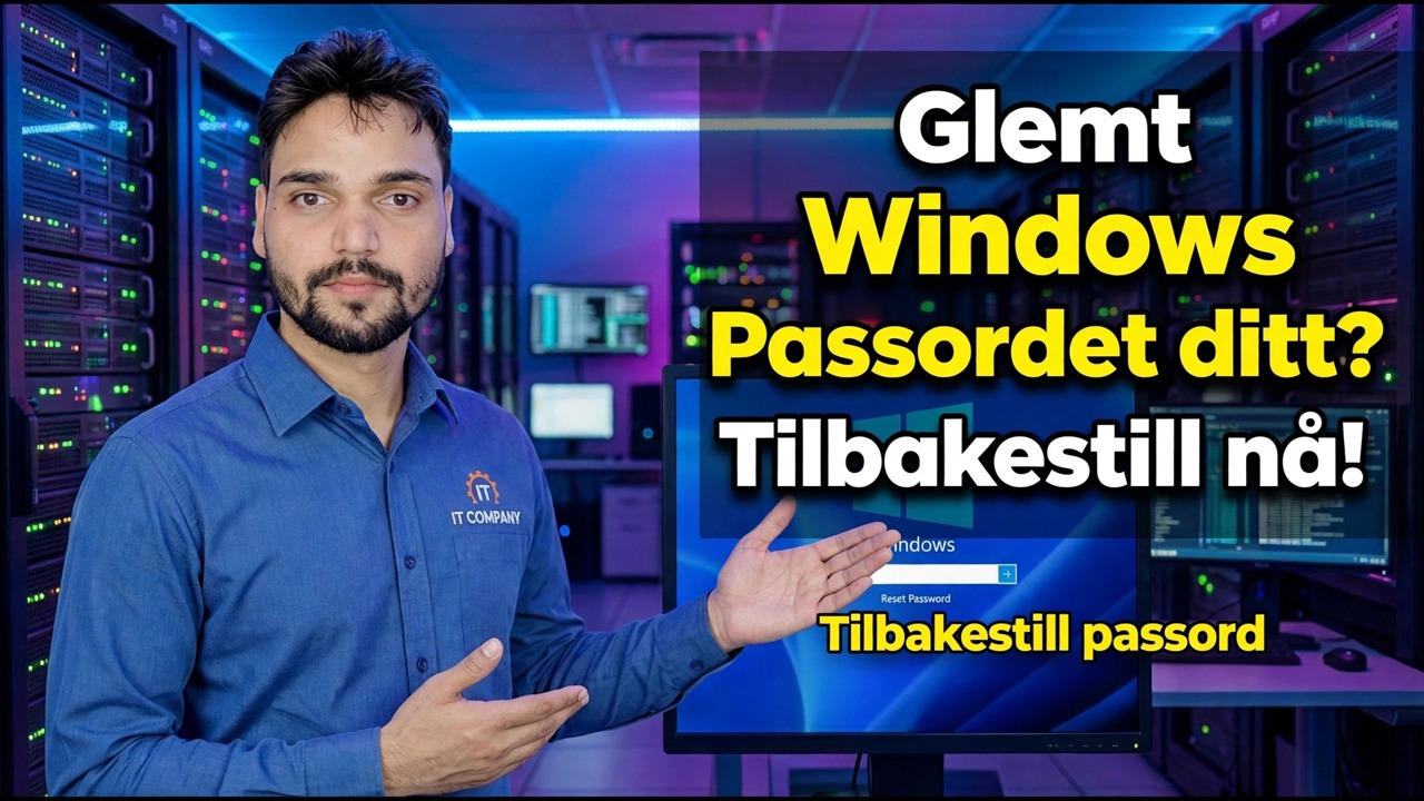 Tilbakestill glemt Windows-passord