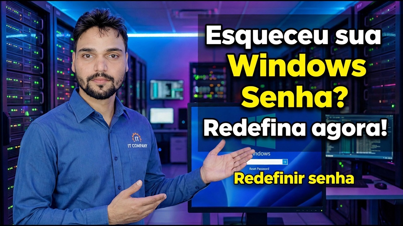 Redefinir senha esquecida do Windows