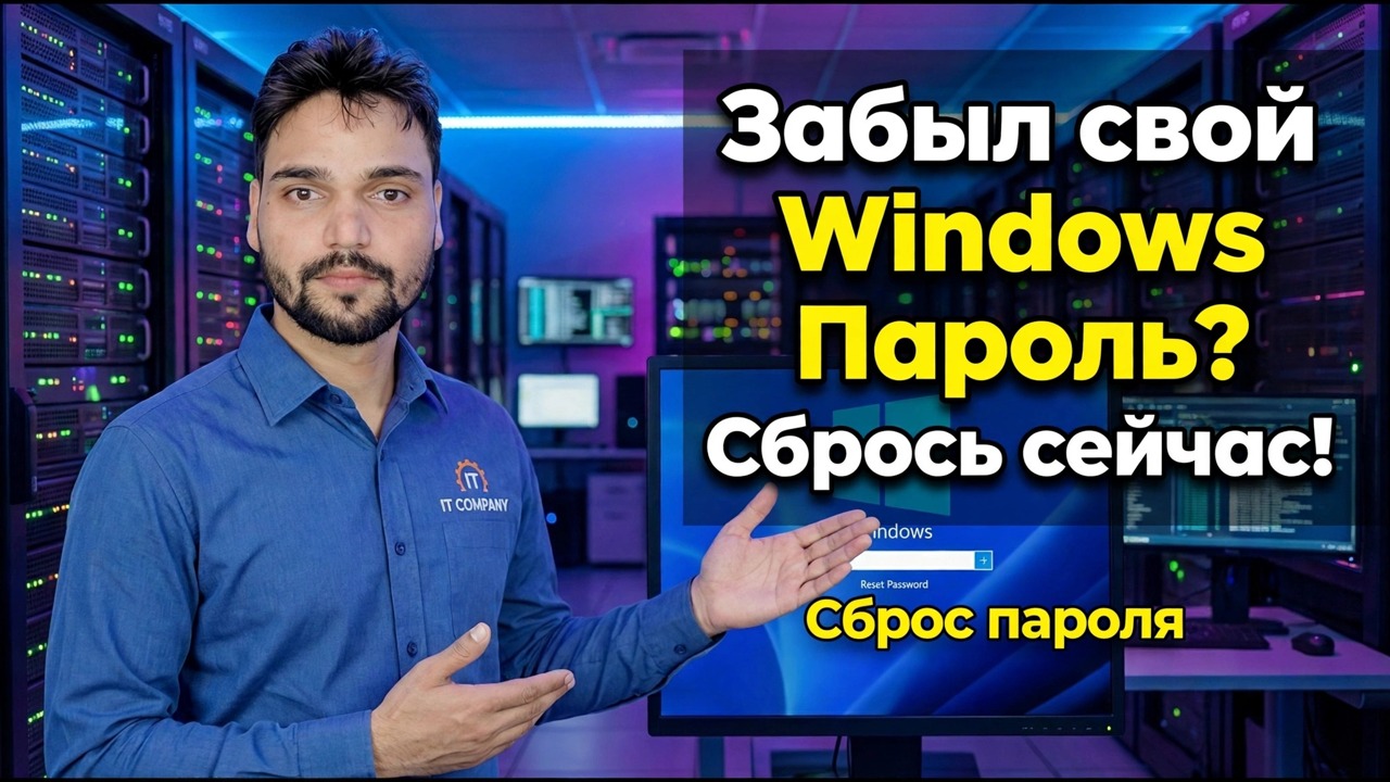 Сброс забытого пароля Windows