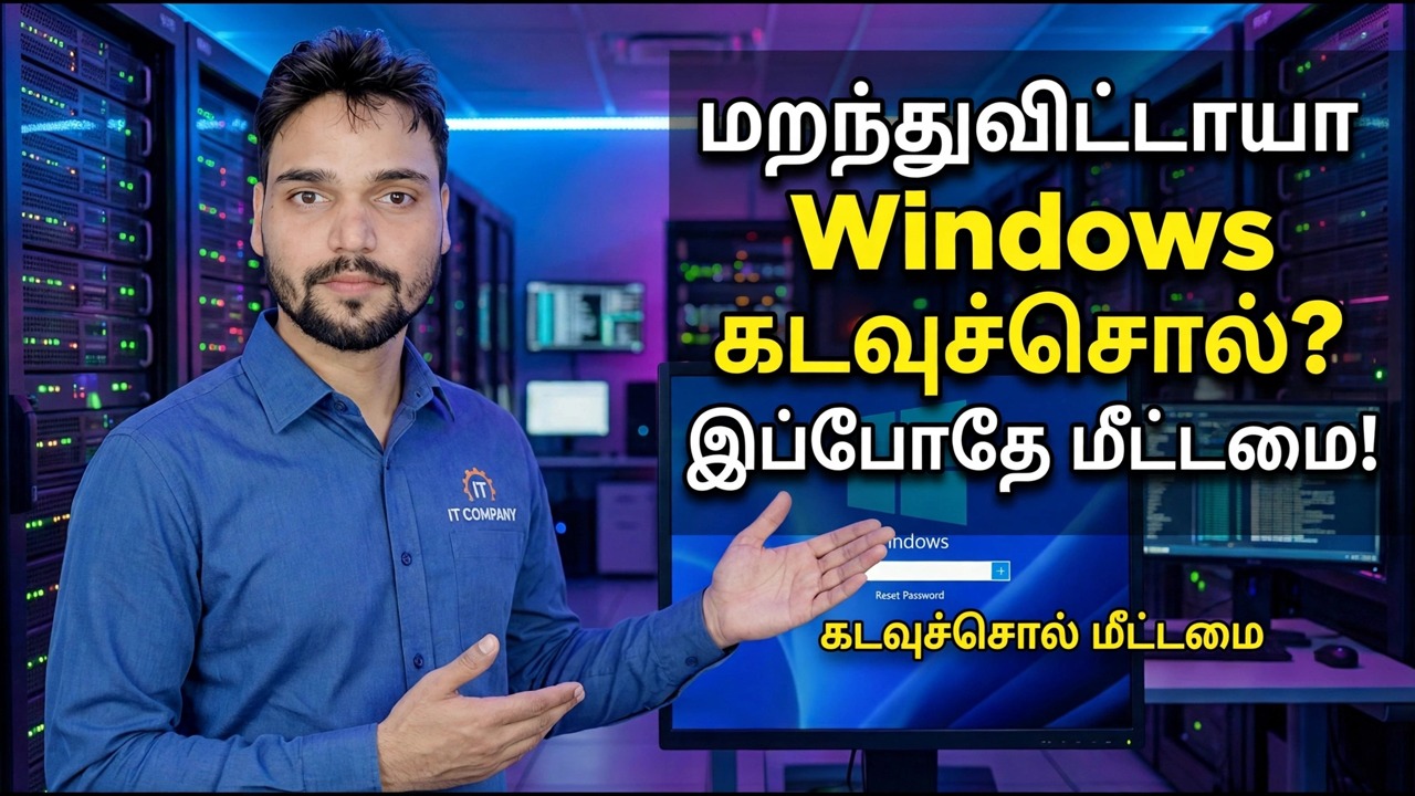 மறந்துவிட்ட விண்டோஸ் கடவுச்சொல்லை மீட்டமைக்கவும்