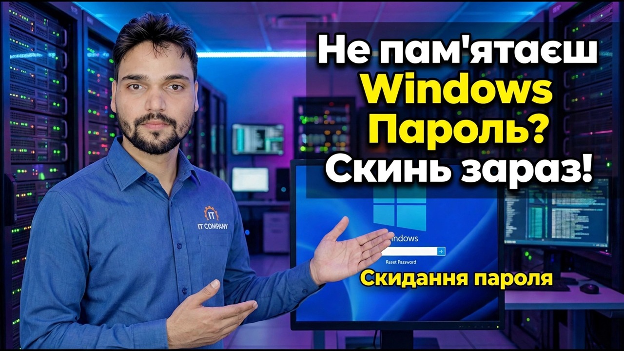 Скинути забутий пароль Windows