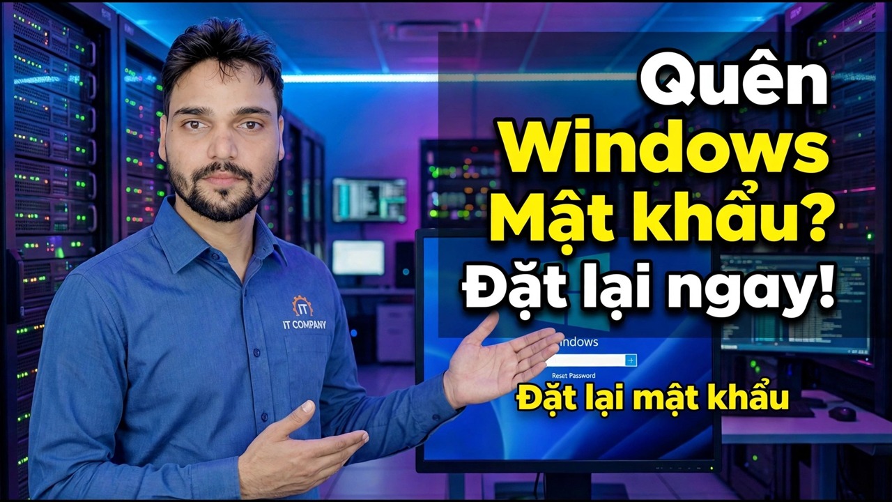 Đặt lại mật khẩu Windows bị quên