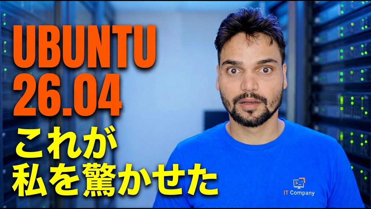 Ubuntu 26.04を初めて見て衝撃を受けたこと