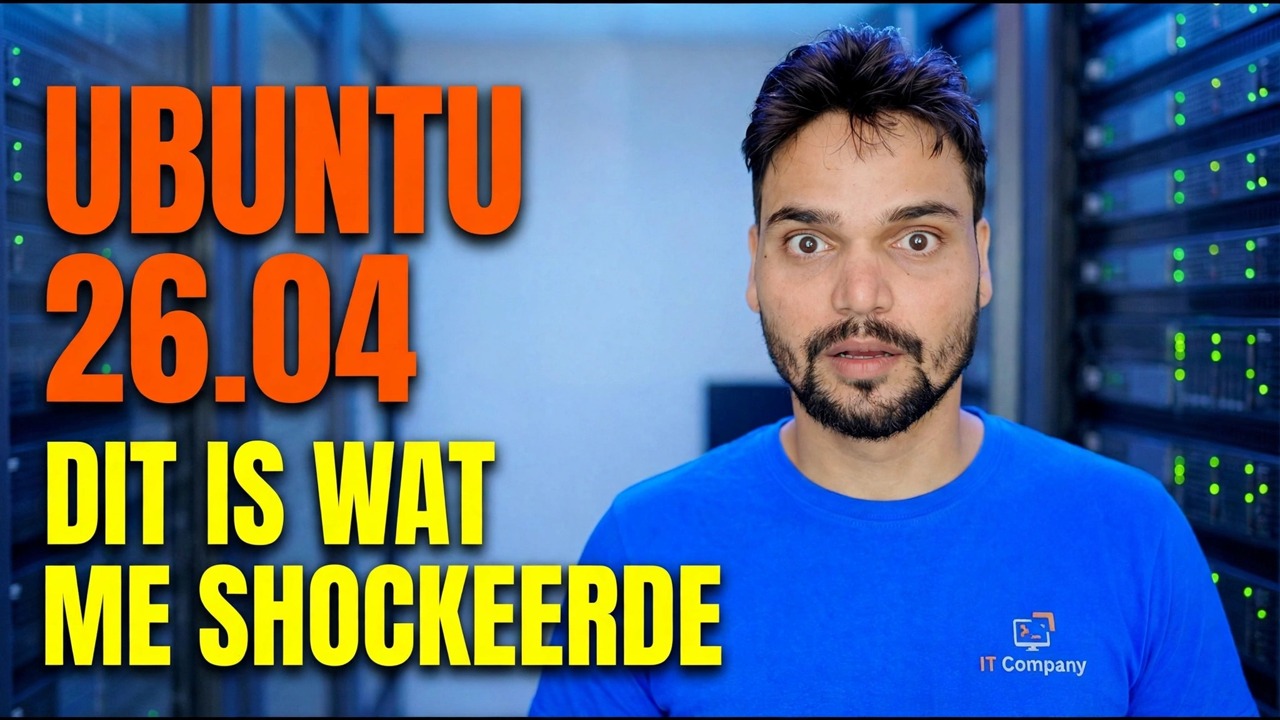 Kijk eerst naar Ubuntu 26.04 en dit is wat mij schokte