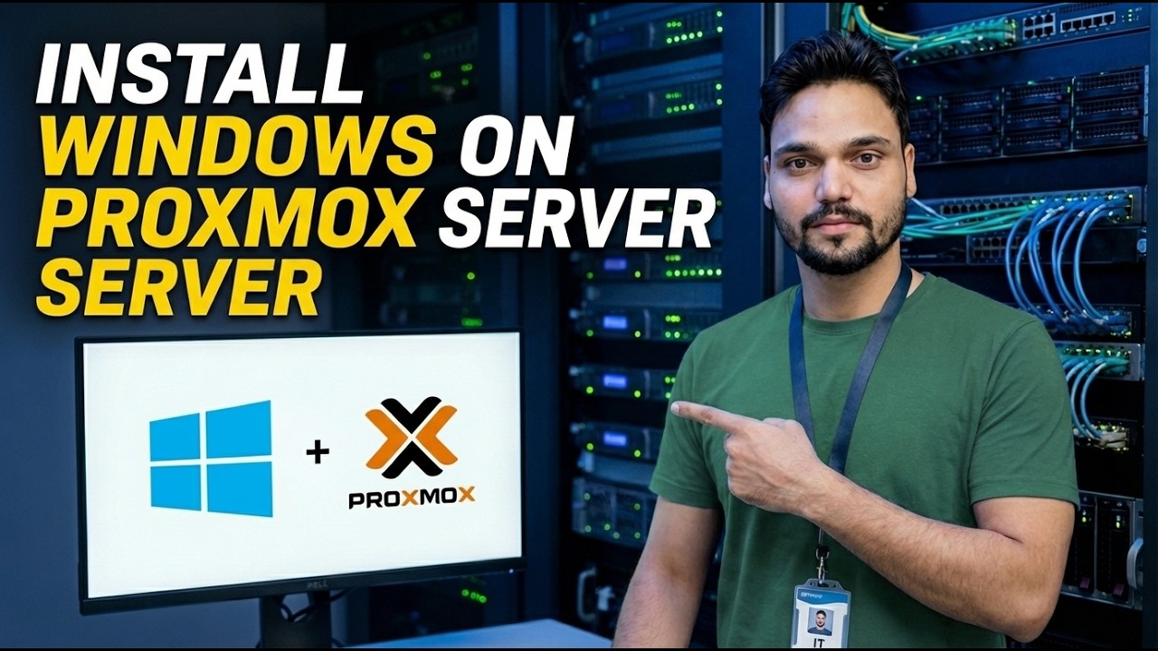Proxmox সার্ভারে উইন্ডোজ ইনস্টলেশন - ধাপে ধাপে নির্দেশিকা