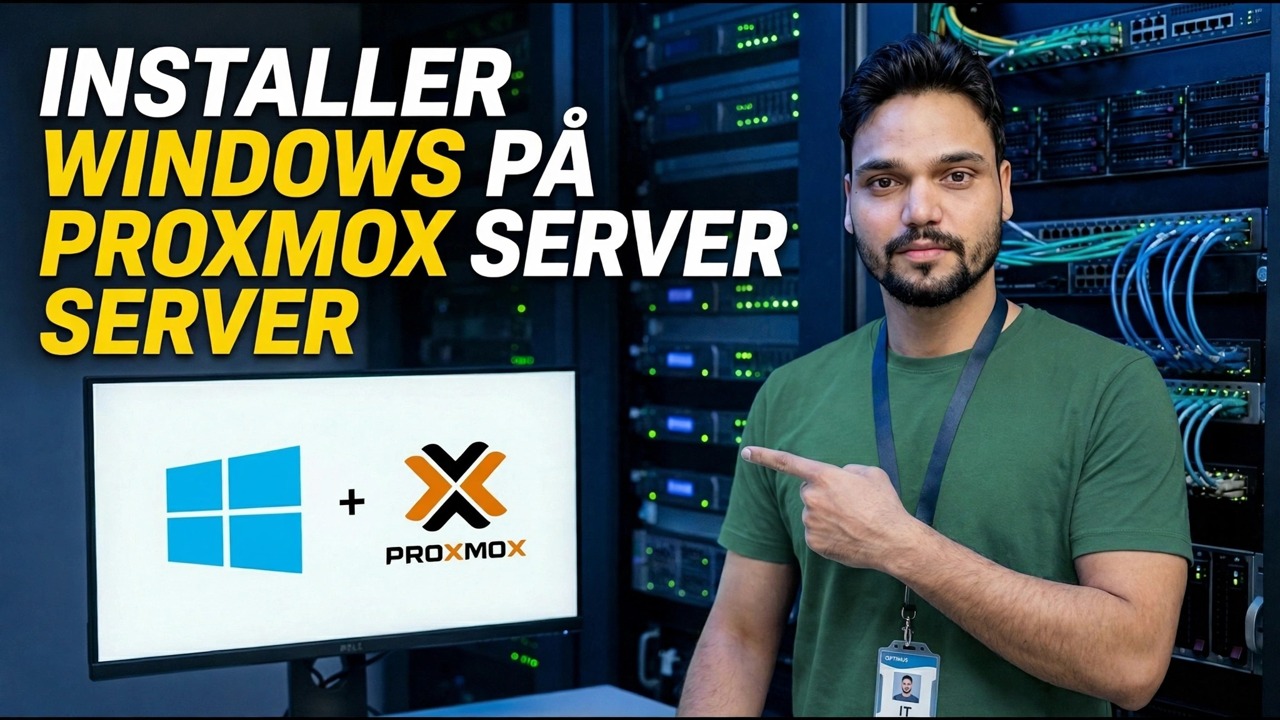 Windows-installation på Proxmox Server - Trin-for-trin guide