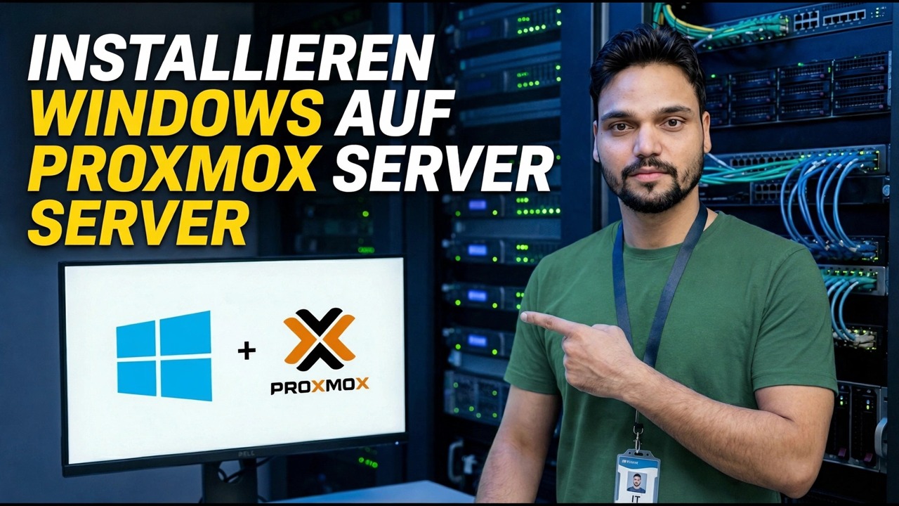 Windows-Installation auf Proxmox Server – Schritt-für-Schritt-Anleitung