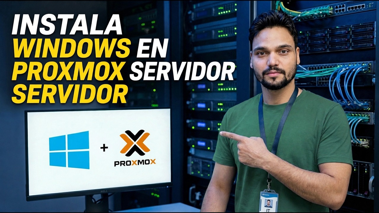 Instalación de Windows en el servidor Proxmox: guía paso a paso