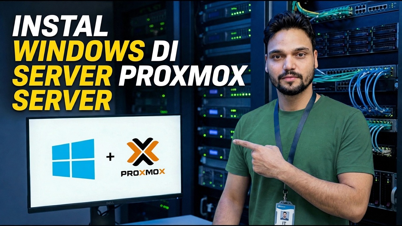 Instalasi Windows di Server Proxmox - Panduan Langkah demi Langkah