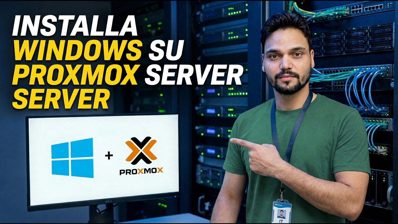 Installazione di Windows sul server Proxmox - Guida dettagliata
