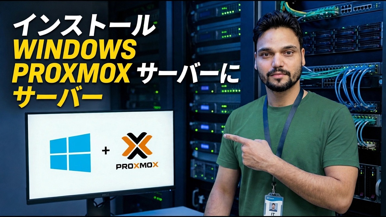 Proxmox サーバーへの Windows インストール - ステップバイステップ ガイド