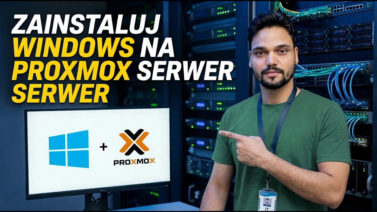 Instalacja systemu Windows na serwerze Proxmox — przewodnik krok po kroku