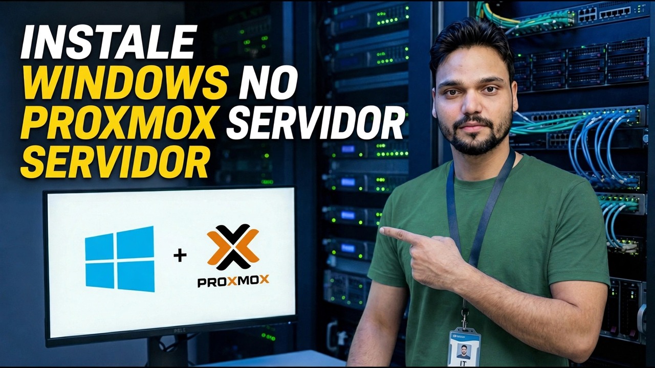 Instalação do Windows no servidor Proxmox - guia passo a passo